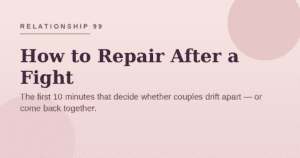 Home 47 How to repair after a fight — the first 10 minutes that decide everything