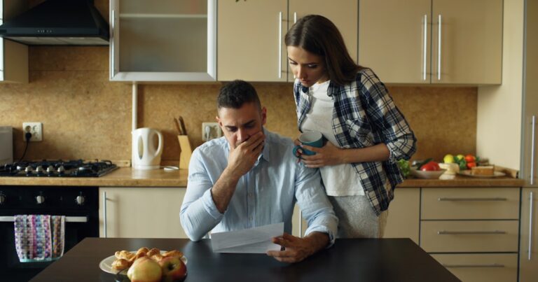 Home 66 A couple facing financial conflict in marriage over bills