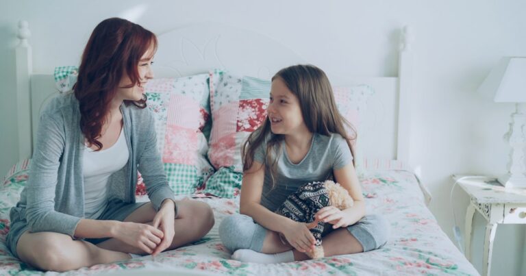 Home 73 A parent telling a child about divorce gently